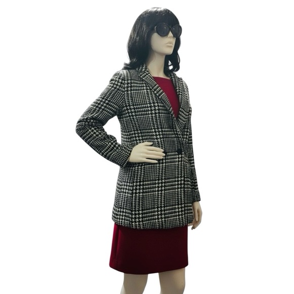 Talbot Black and White Houndstooth Size 4 Jacket - Picture 2 of 4